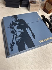 Sony PlayStation 4 PS4 Uncharted Limited Edition Blue Console 500GB CUH-1215A