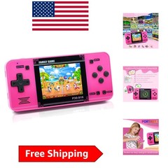 Educational Retro Gaming Console for Kids – Handheld, Rechargeable, 220 Games
