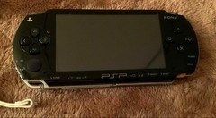 Sony PSP Console with AC Adapter, Memory Card, Case & Strap