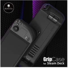 Black GripCase SD: Soft Protective Case for Steam Deck