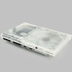 Sony PS2 PlayStation 2 – Region Free Console – Frosted Clear Transparent Custom
