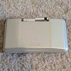 Nintendo DS Silver/Black BROKEN HINGES, Tested with Stylus, NO CHARGER