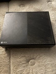 Microsoft Xbox One Black Console HDMI USB-A Ethernet Power Supply Carrying Case