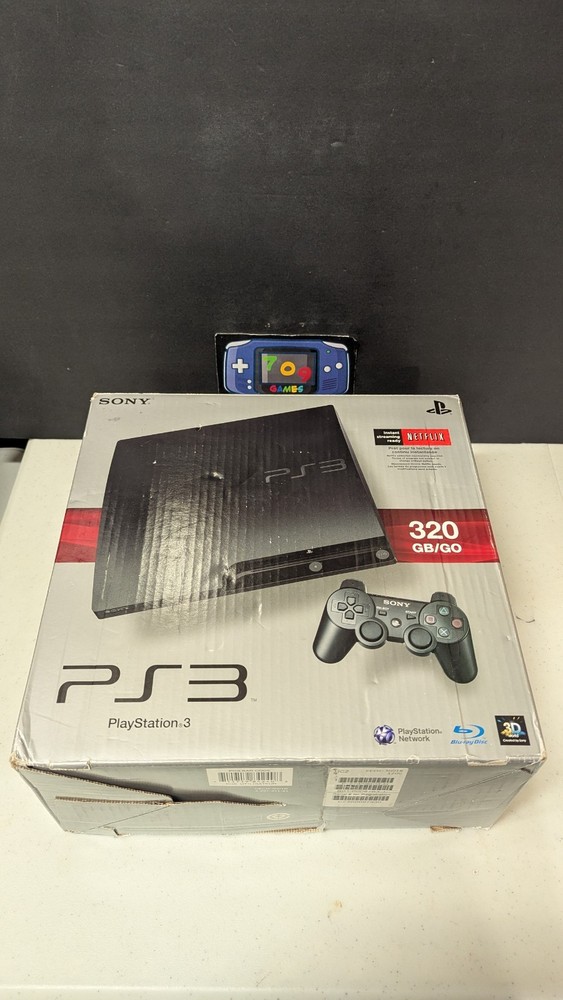 Sony PlayStation 3 PS3 Console Slim 320GB CIB CECH-3001B CIB COMPLETE TESTED