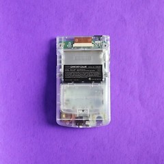 Nintendo Game Boy Color Clear Transparent 👾 CGB-001 GBC RESTORED NEW BODY