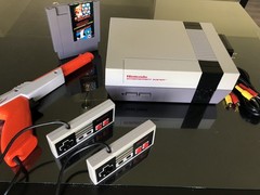 NINTENDO NES Console System Bundle Super Mario 1 2 3 Brand New 72 Pin Connector
