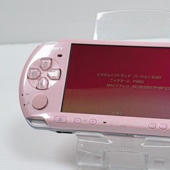 Sony PSP 3000 Blossom Pink Boxed Tested w/ 32MB Memory AC Adapter No Battery #03