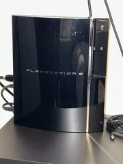 Sony PlayStation 3 Launch Edition Piano Black 1TB Console with 2 Controllers