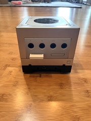 Nintendo GameCube Console – Silver – Gameboy Player (No Disc) – Great Condition