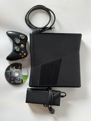 Microsoft Xbox 360 S Bundle With Controller And Game Halo 4 Tested Working ✅