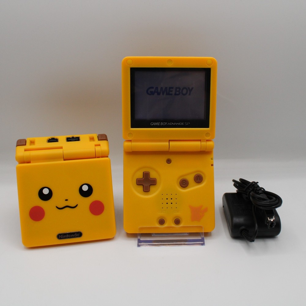 *Refurbished* Nintendo Game Boy Advance SP Pikachu Edition Reshell – AGS-001