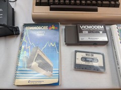 Commodore 64 Computer Untested w/ Box Matching # Manual Vicmodem Cassette 1530