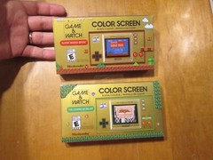 Nintendo Game & Watch Super Mario Bros The Legend of Zelda Console Color Screen