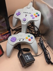 Power Joy Plug & Play TV Video Game Console With 2 Controllers & 84 Games WORKS