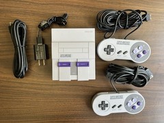 AUTHENTIC Super Nintendo SNES Mini Classic with two original controllers