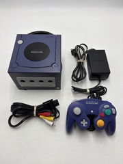 Nintendo GameCube Indigo Console W/ OEM Controller & Cords Tested SEE PHOTOS