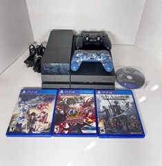 Sony PlayStation 4 PS4 CUH Console 1TB Nyko Storage 2 Controllers 4 Games Bundle