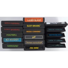 Atari 2600 Junior – Console Bundle – 16 Games – 5 Restored Controllers – Tested