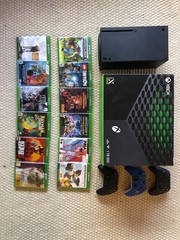 Xbox Series X Mega Bundle 1TB SSD 12 GAMES 3 CONTROLLERS ORIGINAL PACKEGING