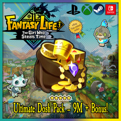 Fantasy Life i Dosh Pack 💰 Fast Delivery! Earn Gold Instantly 🔥