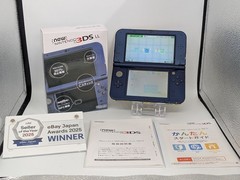 B6501 Nintendo new 3DS LL XL console Metallic Blue w/box manual fx
