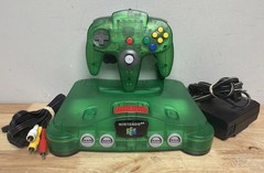 Nintendo 64 N64 Jungle Green Console TESTED W Expansion Pack Tested