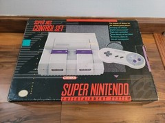 Super Nintendo SNES Console System Control Set CIB Complete Box Great Shape 10