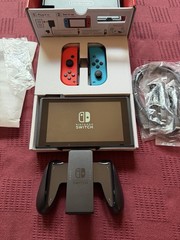 Nintendo Switch HAC-001 32GB Handheld Video Game Console With Original Box