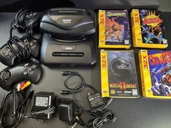 Sega Genesis Model 2 + Sega 32x Console Bundle (TESTED, Read Desc.)