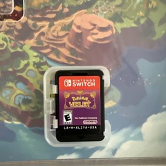 BUNDLE – Nintendo Switch OLED Pokémon Scarlet & Violet 64GB, HideIt Mount & Game