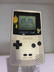 Pokemon Game Boy Color Gold & Silver Pikachu Pichu Console CGB-001 Tested