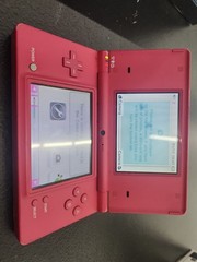 As-Is Nintendo DSi Pink Powers On LCD BLEED Good Shell Hinge