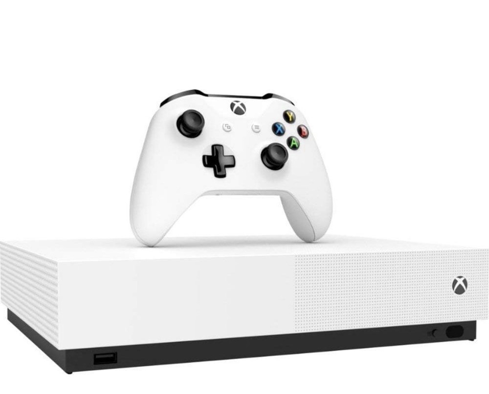 Microsoft Xbox One S All-Digital Edition 1TB Video Game Console – White