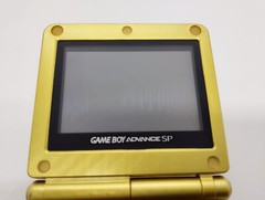 Gameboy Advance SP AGS-00 1zelda Reshell *Glass Screen & New Battery*
