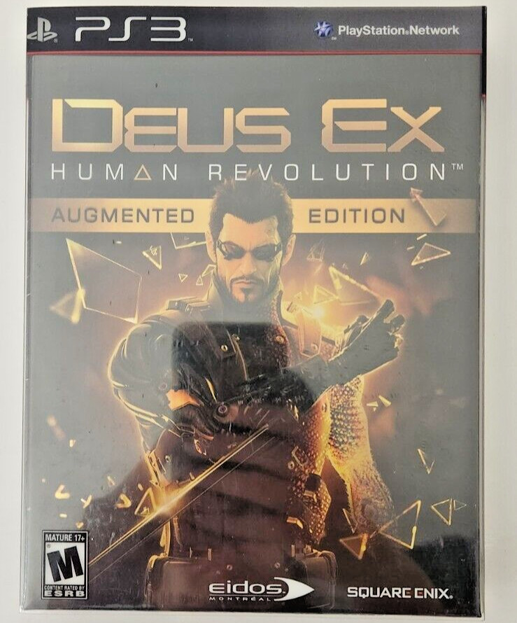 Deus Ex: Human Revolution Augmented Edition PS3 New Game Special (2011 RPG)