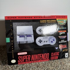 Authentic USA SNES Super Nintendo Classic Mini System NEW! 21 Games! SUPER MARIO