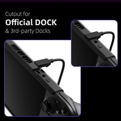 Black GripCase SD: Soft Protective Case for Steam Deck
