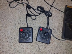 ATARI 2600 CX-2600A CONSOLE/2 JOYSTICKS + SET OF PADDLES TESTED & COMBAT 6/5 EXC