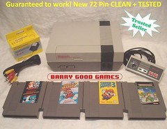 Nintendo NES Console System Bundle RESTORED Game lot Super Mario 1 2 3 TMNT