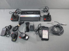 Atari 2600 JUNIOR CONSOLE w/ Controllers & Extras TESTED Vintage 1986 JR #2