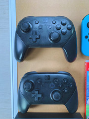 Nintendo Switch Bundle + 2 Pro Controllers + 6 Games + Dock + Case + Accessories