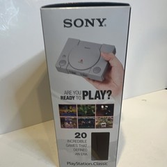 Sony PlayStation Classic Microconsole Gray 20 Preloaded Games 2 Controllers NTSC