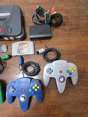 ULTIMATE Multiplayer N64 Bundle Console – 4 Controllers – Smash Bros – Goldeneye