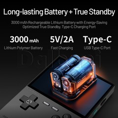 TrimUI Brick Purple Open Source Handheld Game Console with 64GB