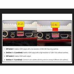 FPGA Hardware Decoding NES Console HDMI+RGBS Dual Output FPGA Retro Game Console