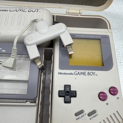 Nintendo Game Boy With Hard Plastic Case Light Boy Battery & Cleaner Not Tested