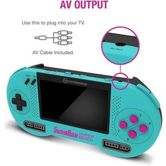 Hyperkin Supaboy Hyper Beach Portable SNES Super Nintendo Console 4.3in NTSC PAL
