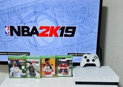 Microsoft Xbox One X NBA 2k20 Limited Edition Console W/4 Games, Remote & Cables
