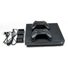 Xbox One X 1TB Console Bundle – 2 Wireless Controllers + Media Remote