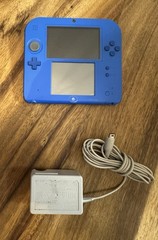 Nintendo 2DS Handheld Game Console FTR-001 Electric Blue TESTED WORKING